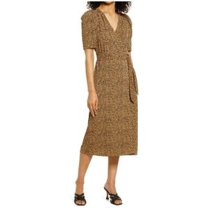 NWT. Leopard Print Dress.